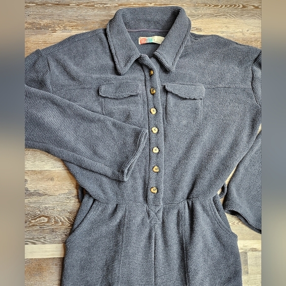 Free People FP Beach Ride or Die Jumper Smokey Navy Blue XS - Picture 3 of 12